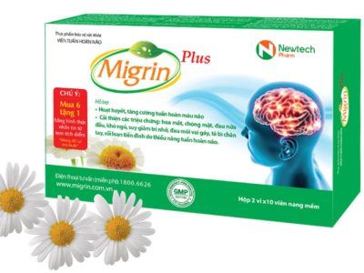 Migrin Plus có tốt không? So với các loại hoạt huyết bổ não khác thì thế nào? Dùng bao lâu hiệu quả? Giá bán và Cách mua Migrin Plus?
